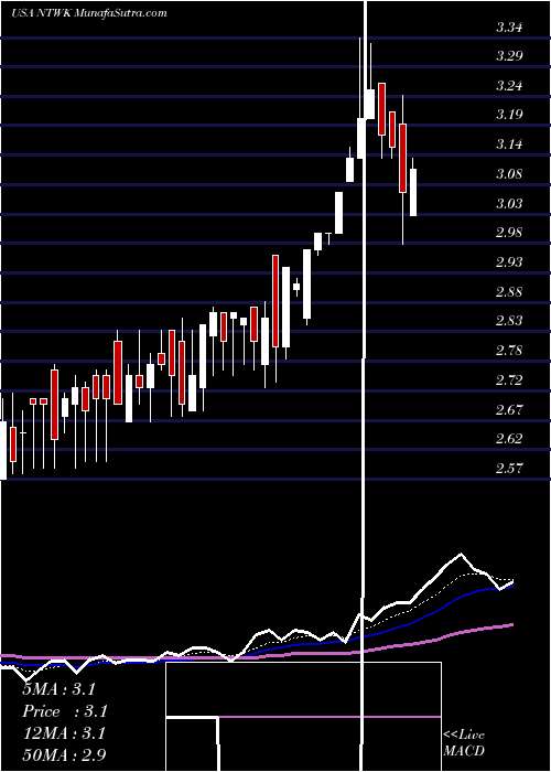  Daily chart NetSol Technologies Inc.