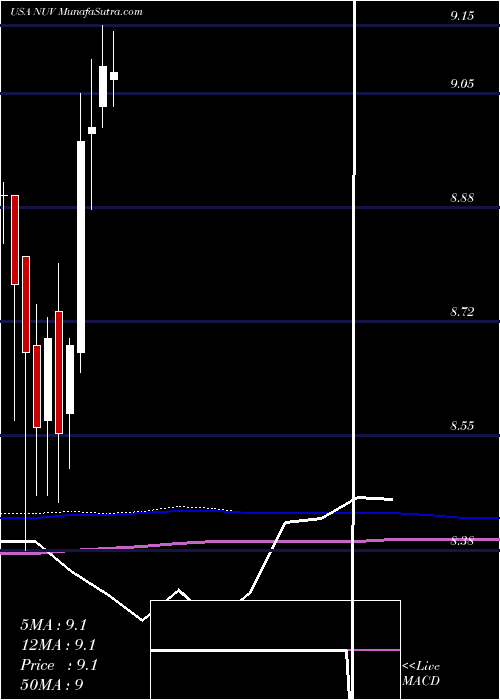  monthly chart NuveenAmt