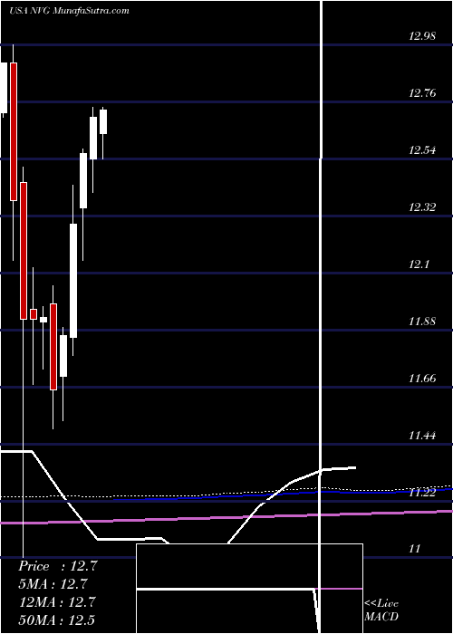  monthly chart NuveenAmt