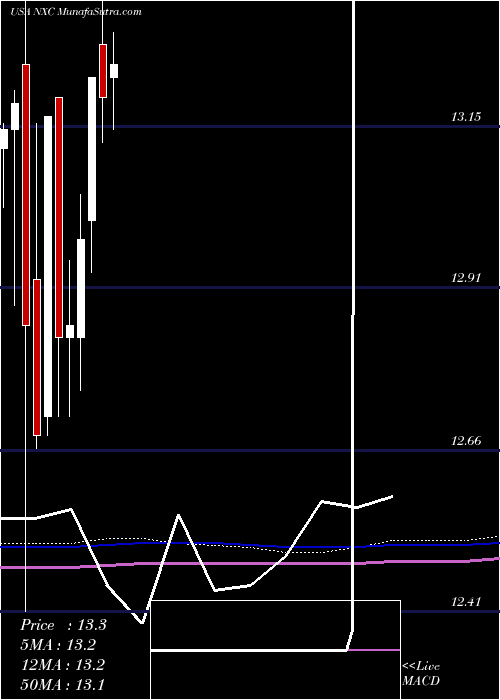  monthly chart NuveenInsured