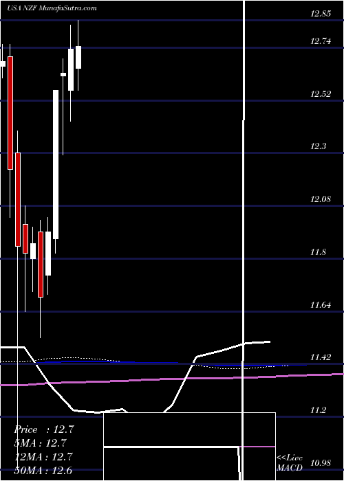  monthly chart NuveenMunicipal