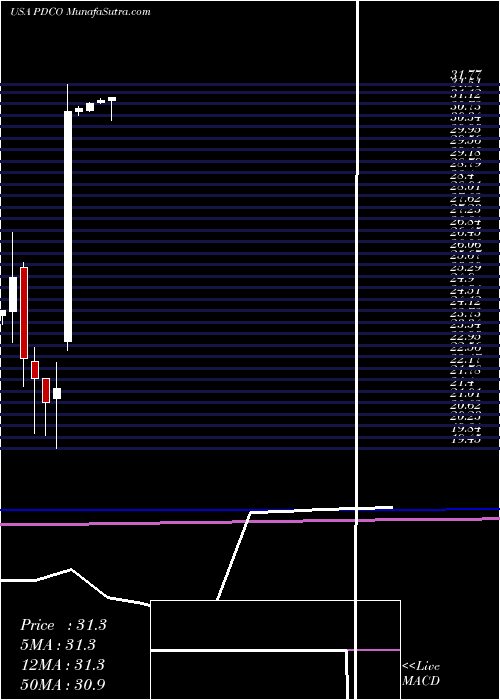  monthly chart PattersonCompanies