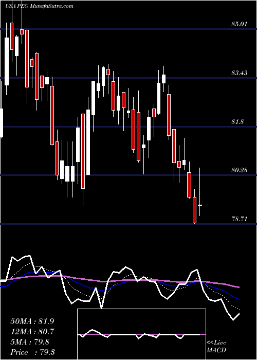  Daily chart Public Service Enterprise Group Incorporated