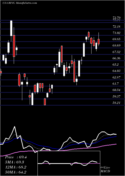  Daily chart IShares MSCI Global Gold Miners ETF