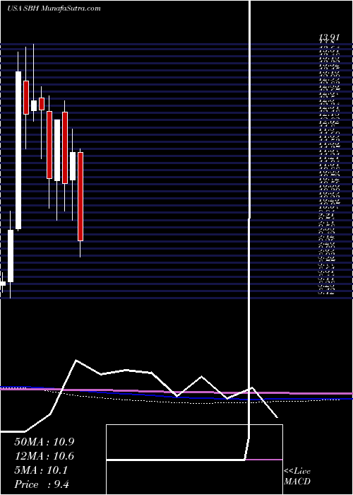  monthly chart SallyBeauty