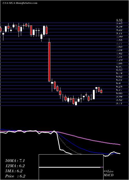 Daily chart SigaTechnologies