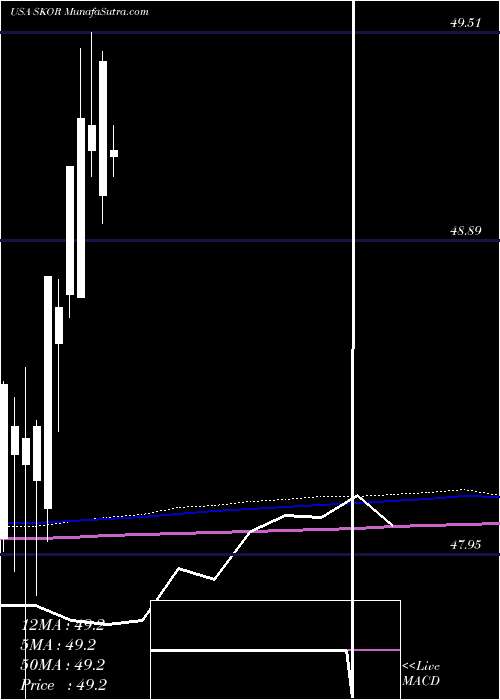  monthly chart FlexsharesCredit