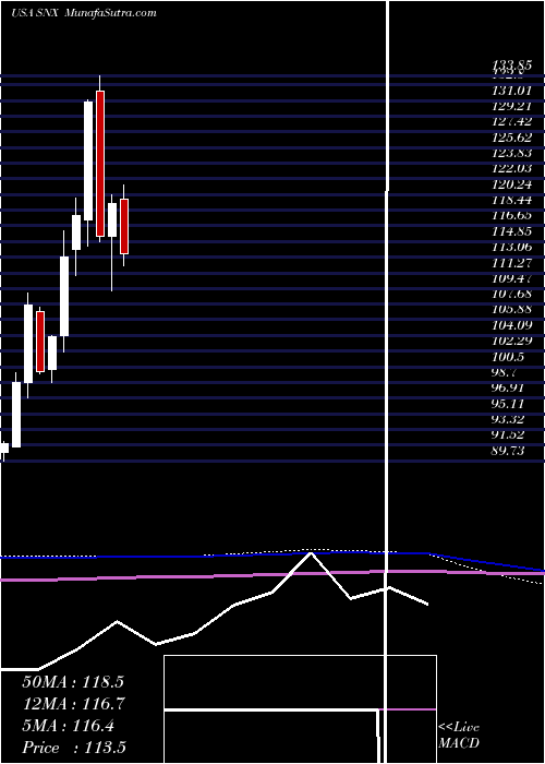  monthly chart SynnexCorporation