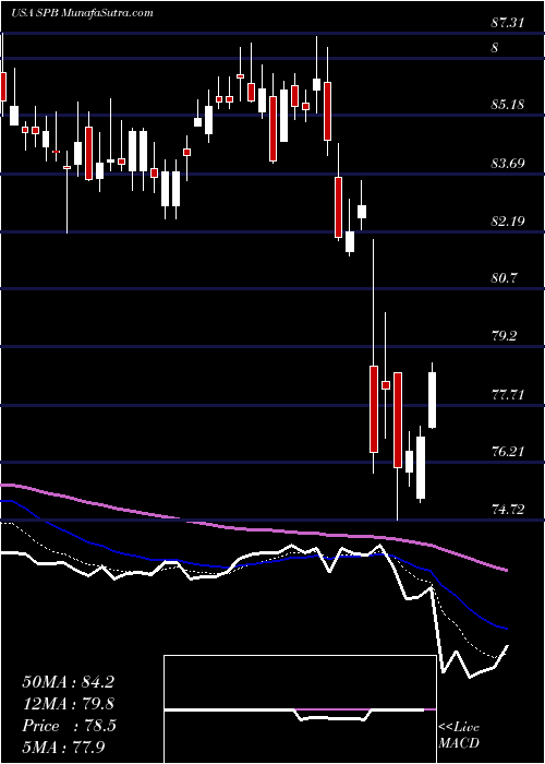  Daily chart SpectrumBrands