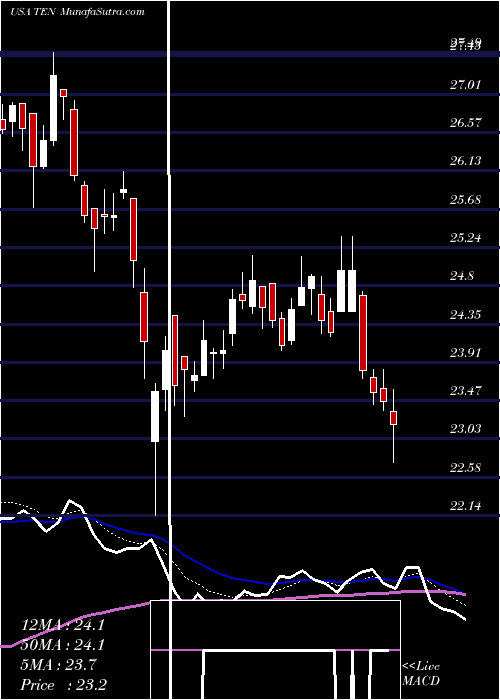  Daily chart TennecoInc