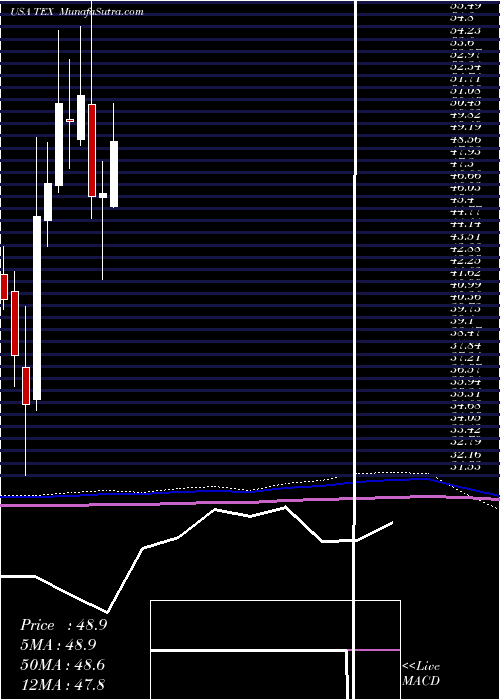  monthly chart TerexCorporation