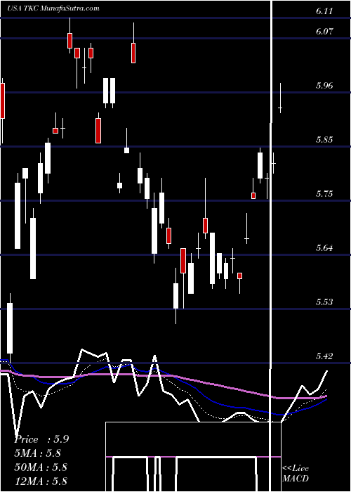  Daily chart TurkcellIletisim