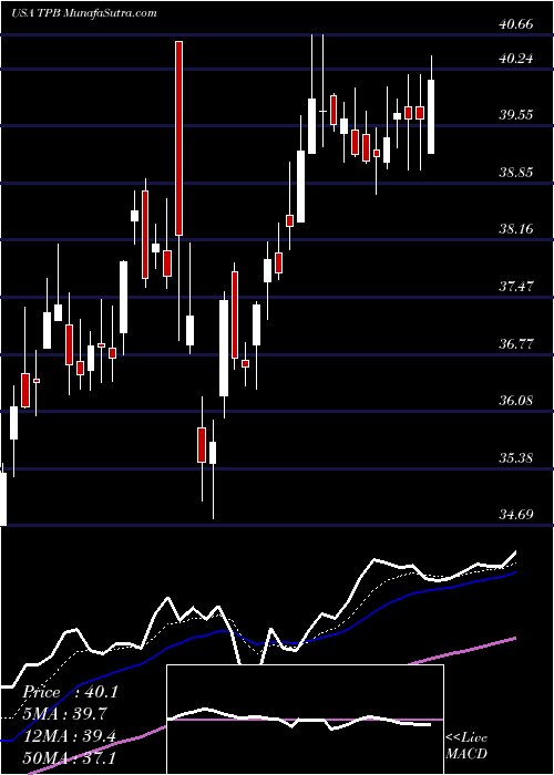  Daily chart Turning Point Brands, Inc.