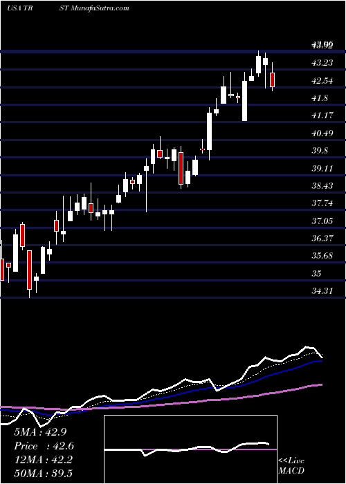  Daily chart TrustcoBank