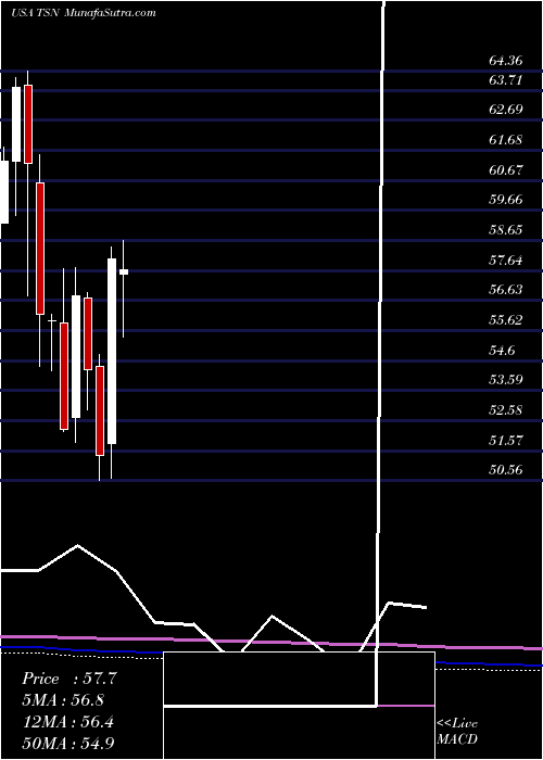  monthly chart TysonFoods