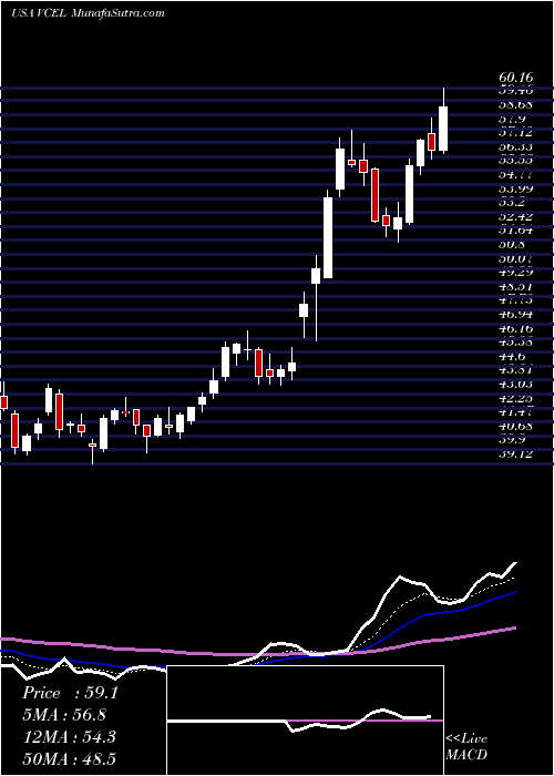  Daily chart Vericel Corporation