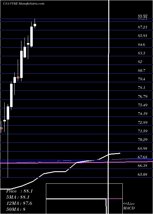  monthly chart VanguardInternational