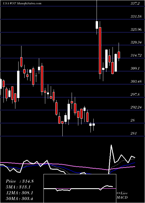  Daily chart WestPharmaceutical