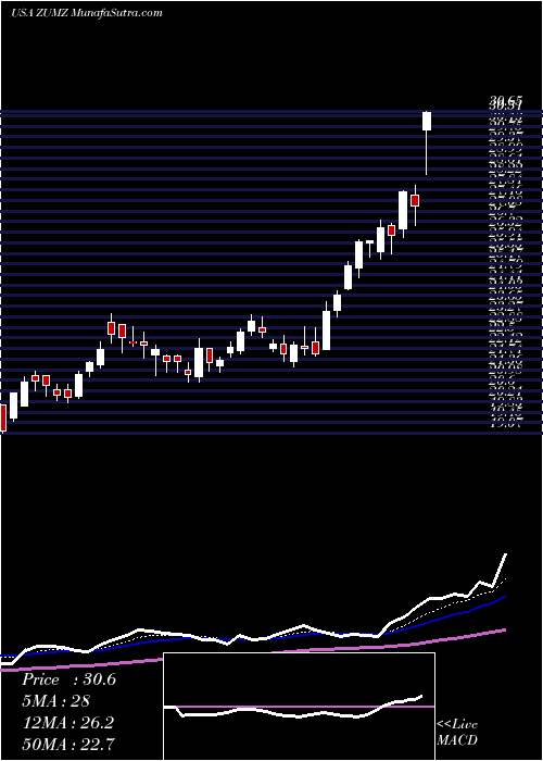  Daily chart ZumiezInc