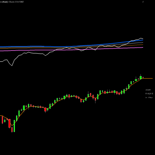 Weekly charts share NMZ Nuveen Municipal High Income Opportunity Fund USA Stock exchange 