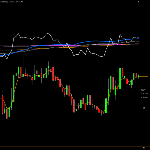 Weekly charts share SGRY Surgery Partners, Inc. USA Stock exchange 